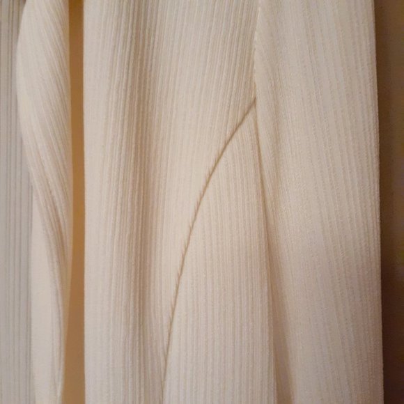 NWOT Open Cardigan Sz M-L Ivory 3/4 sleeve sweater Cream Made in Canada - Picture 11 of 11